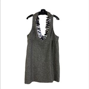 New Anna Sui wool blend dress with key hole back